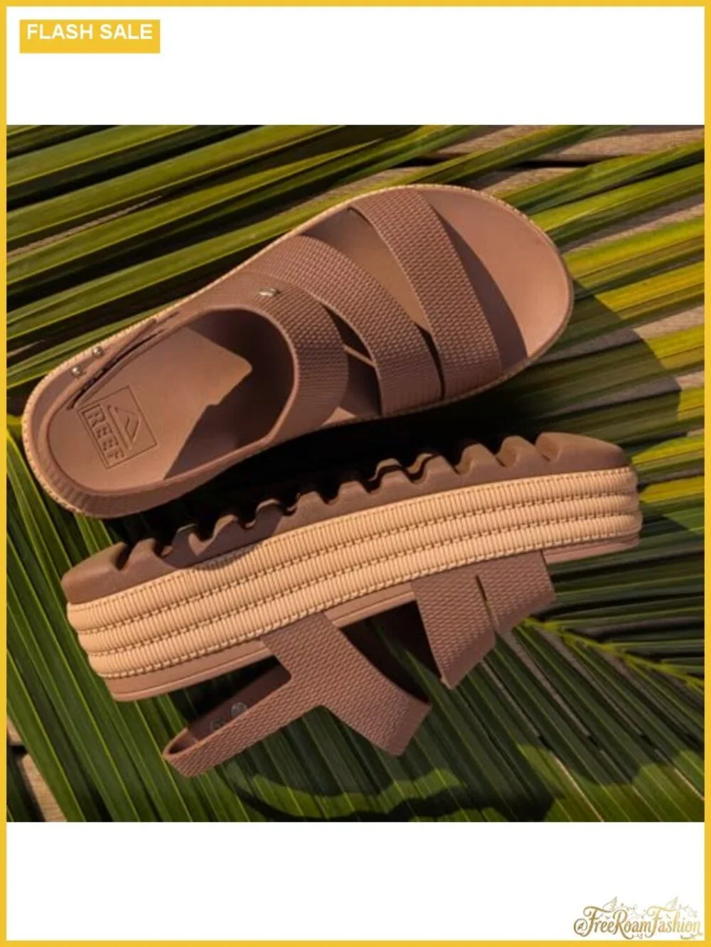 Womens Platform Sandals Water-Friendly Strappy Slingback Asymmetrical Adjustable